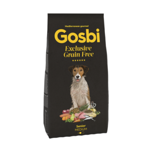 Gosbi Exclusive Grain Free Cão Sénior Med Peru 3kg
