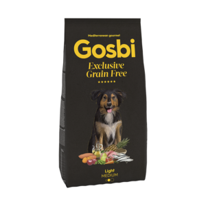Gosbi Exclusive Grain Free Cão Med Light Peru 3kg