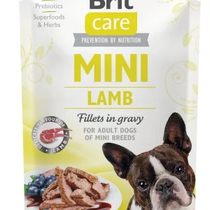 Brit Care Cão Mini Filetes De Cordeiro Em Molho 85g